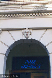 Disraeli Mask Over Pizza Express, Earl Street 2005, Maidstone