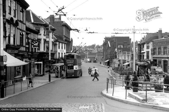 Photo of Maidstone, High Street c.1953