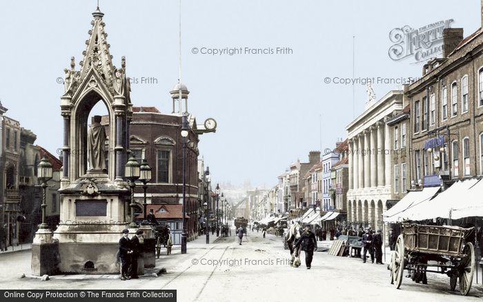 Photo of Maidstone, Market Place 1885