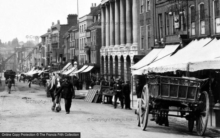 Photo of Maidstone, Market Place 1885
