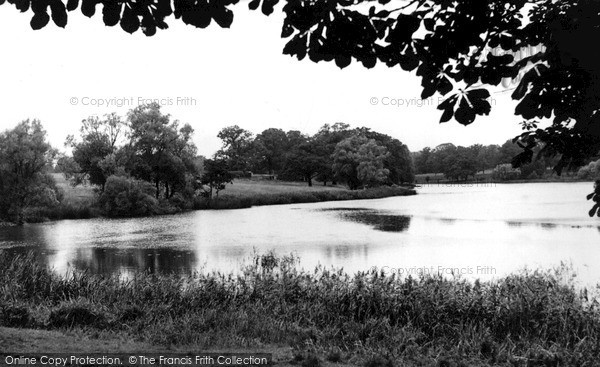 Photo of Maidstone, Mote Park, The Lake c.1955