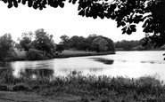 Maidstone, Mote Park, the Lake c1955