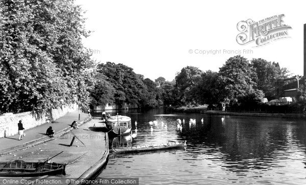 Photo of Maidstone, The River Medway c.1955