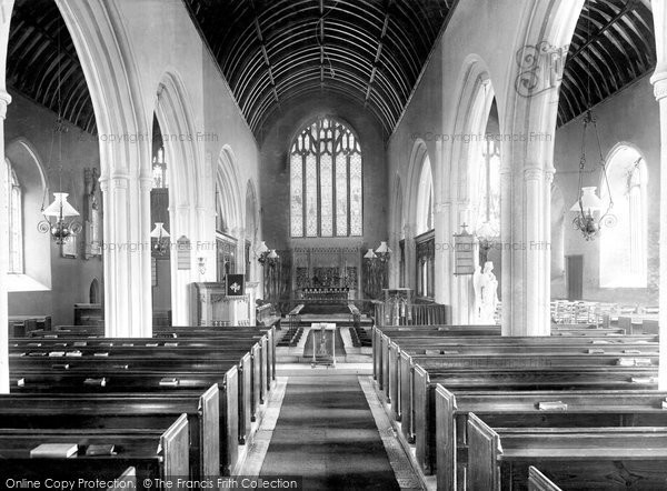 Photo of Malborough, All Saints Church 1927