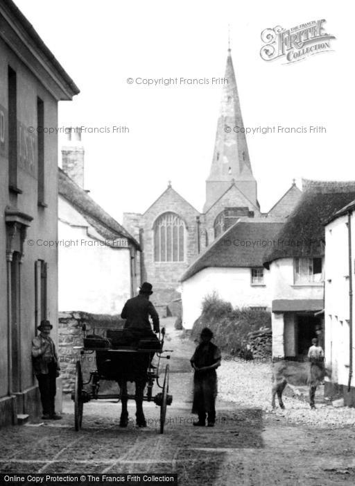 Photo of Malborough, Village And Church 1890