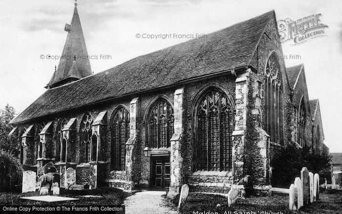 Photo of Maldon, All Saints Church 1891