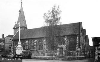 Maldon, All Saints Church and War Memorial 1921