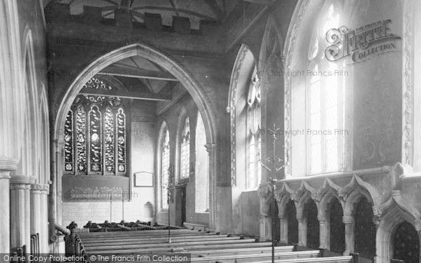 Photo of Maldon, All Saints Church Interior 1891