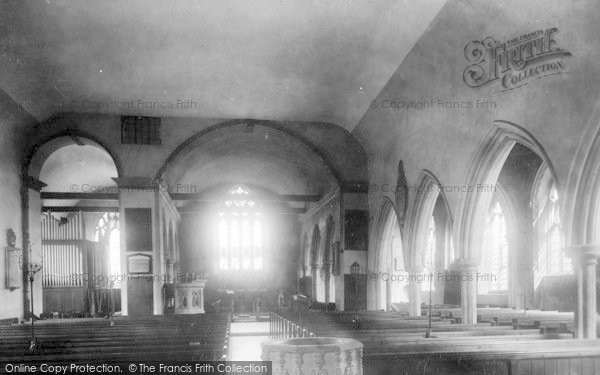 Photo of Maldon, All Saints Church Interior 1901