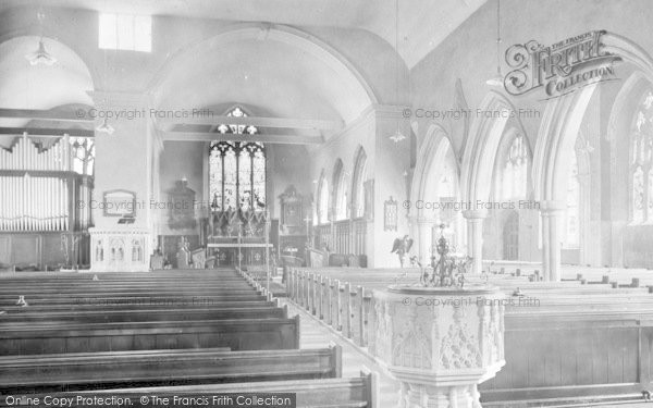 Photo of Maldon, All Saints Church Interior 1923