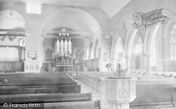 All Saints Church Interior 1923, Maldon