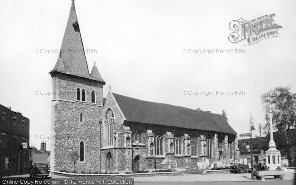 Photo of Maldon, All Saints Parish Church c.1950