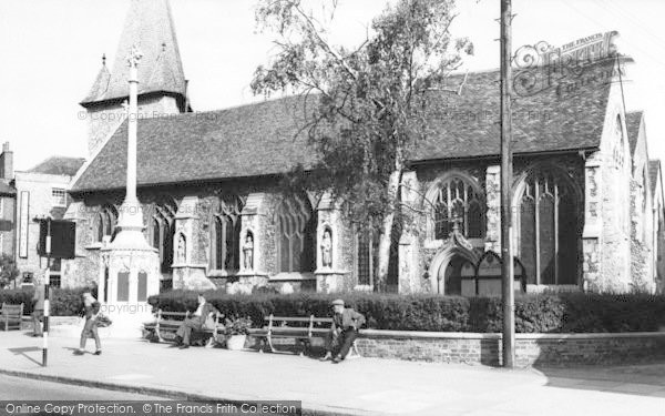 Photo of Maldon, All Saints Parish Church c.1965