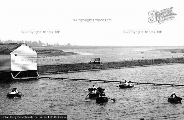 Photo of Maldon, Boating On Marine Lake 1923