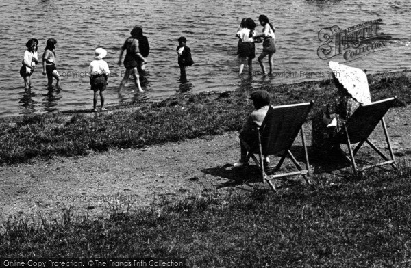 Photo of Maldon, Children Splashing In Marine Lake 1923