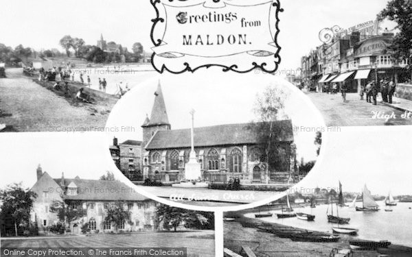 Photo of Maldon, Composite c.1910