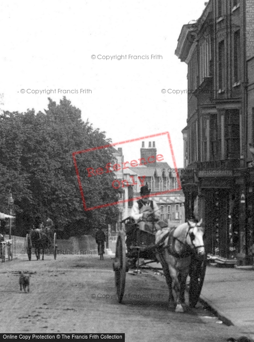 Photo of Maldon, High Street, A Horse Carriage 1898