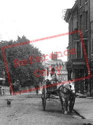 High Street, A Horse Carriage 1898, Maldon