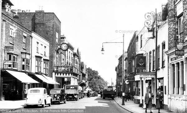 Photo of Maldon, High Street And Moot Hall c.1950