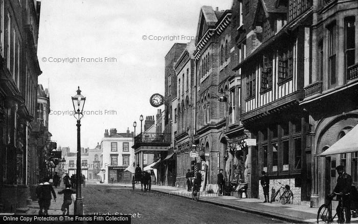 Photo of Maldon, High Street c.1910