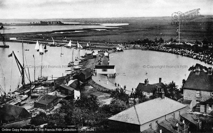 Photo of Maldon, Marine Lake And Promenade c.1900