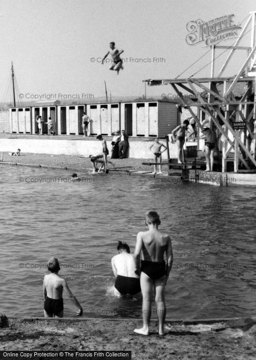 Photo of Maldon, Marine Lake c.1960