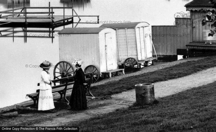 Photo of Maldon, Marine Lake, Ladies And Bathing Machines 1909