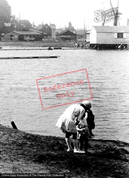 Photo of Maldon, Marine Lake, Looking After Little Sister 1923