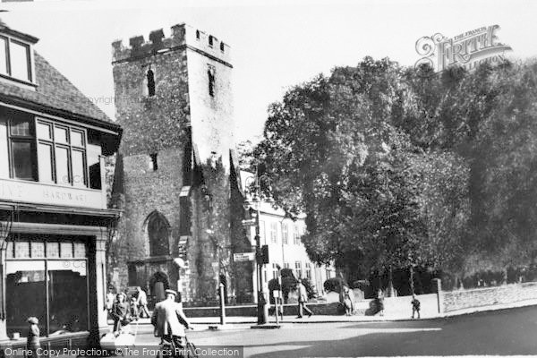 Photo of Maldon, Market Hill Corner c.1955