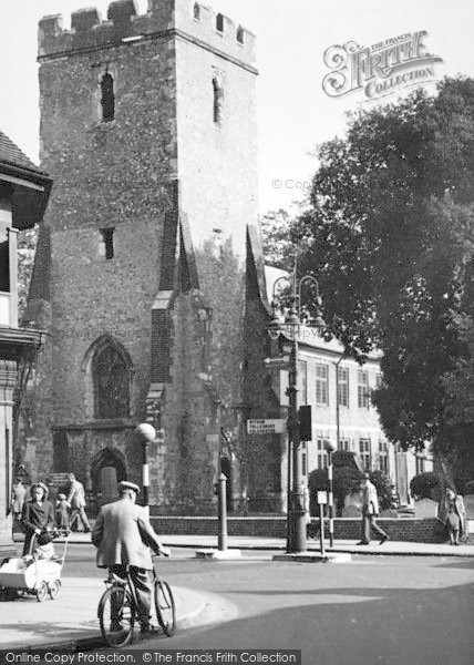 Photo of Maldon, Market Hill Corner c.1955