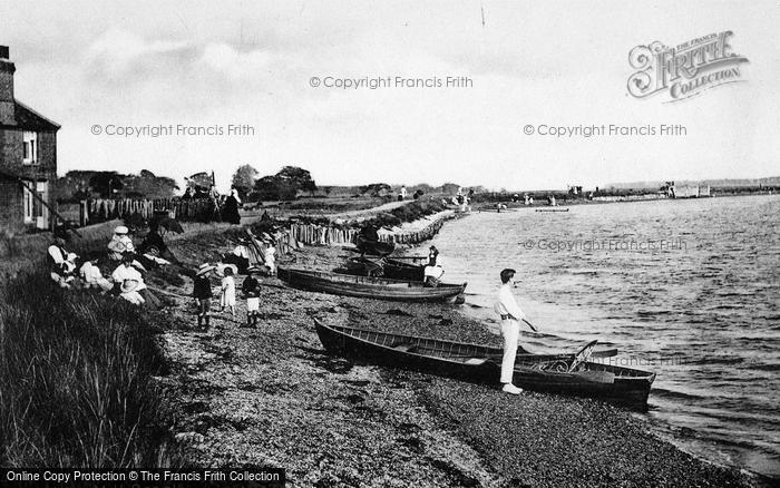 Photo of Maldon, Mill Beach c.1900