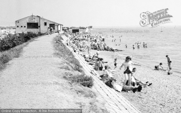 Photo of Maldon, Mill Beach c.1960