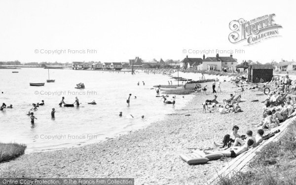 Photo of Maldon, Mill Beach c.1960
