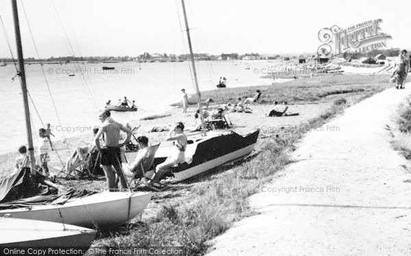 Photo of Maldon, Mill Beach c.1960