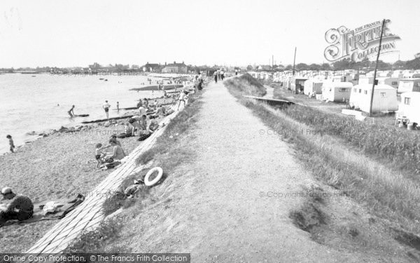 Photo of Maldon, Mill Beach c.1960