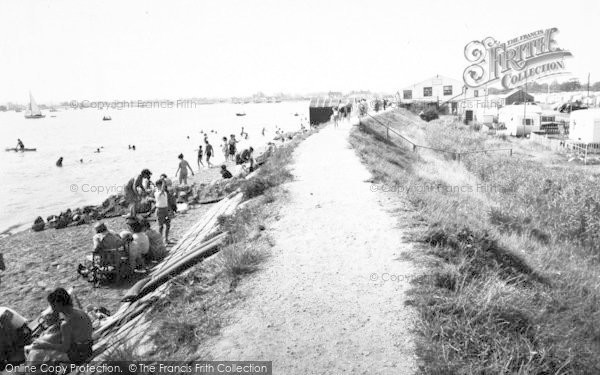 Photo of Maldon, Mill Beach c.1960