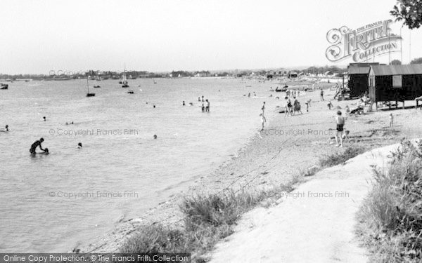 Photo of Maldon, Mill Beach c.1960