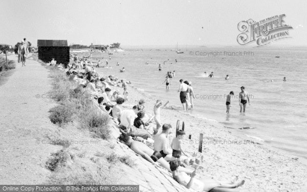Photo of Maldon, Mill Beach c.1960