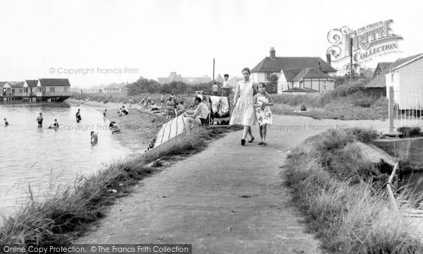 Photo of Maldon, Mill Beach c.1965