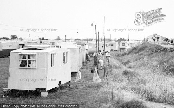 Photo of Maldon, Mill Beach Camp c.1955