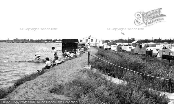 Photo of Maldon, Mill Beach Camp c.1955