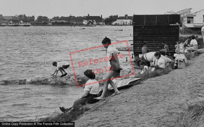 Photo of Maldon, Mill Beach Camp Holidaymakers c.1955