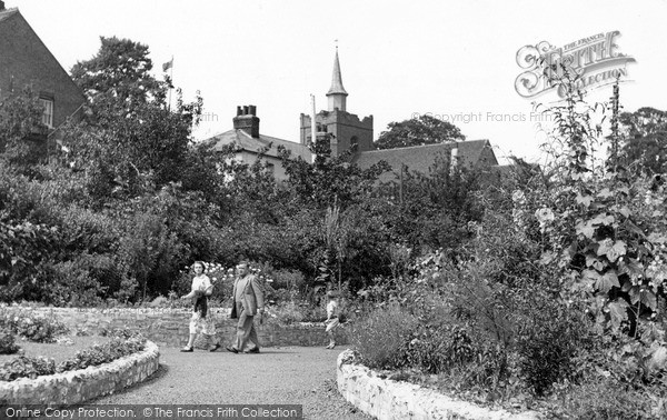 Photo of Maldon, Promenade Gardens c.1955