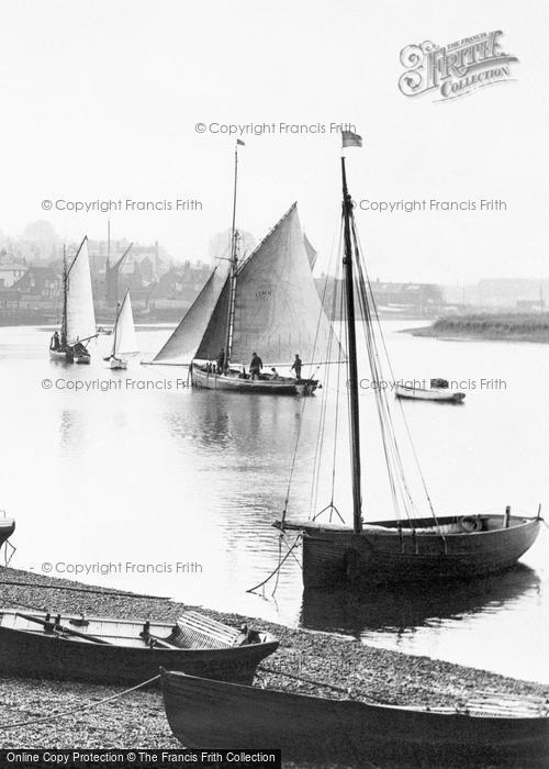 Photo of Maldon, Sailing Boats 1909