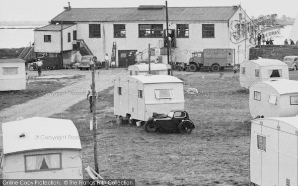 Photo of Maldon, Seawall Café, Mill Beach c.1955