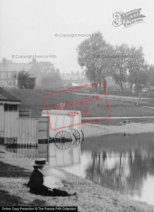 Photo of Maldon, Sitting By Marine Lake 1909