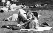 Sun Bathing At Marine Lake c.1960, Maldon