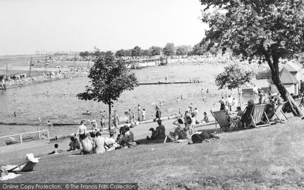 Photo of Maldon, Swimming Pool c.1950