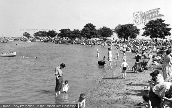 Photo of Maldon, The Beach c.1955