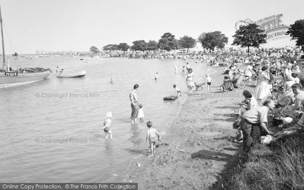 Photo of Maldon, The Beach c.1960